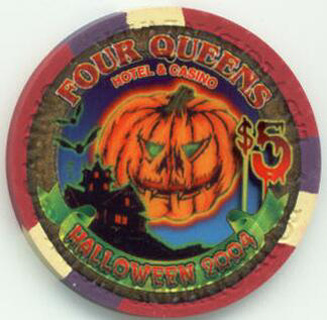 Four Queens Halloween 2004 $5 Casino Chip