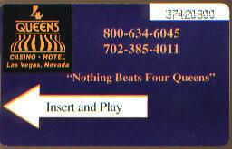 Four Queens Casino Slot Club Card