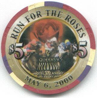 Four Queens Kentucky Derby 2000 $5 Casino Chip