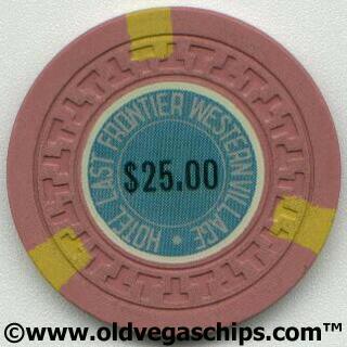 Las Vegas Last Frontier Western Village Casino $25 Casino Chip