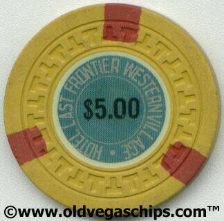 Las Vegas Last Frontier Western Village Casino $5 Casino Chip