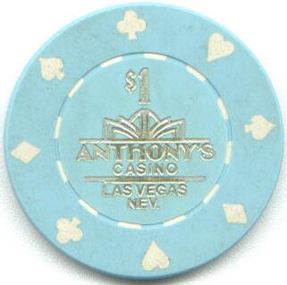 Las Vegas Anthony's Casino $1  Casino Chip