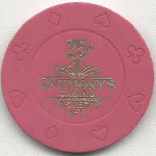 Las Vegas Anthony's Casino 25¢ Casino Chip
