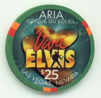 Aria Hotel Viva Elvis $25 Casino Chip