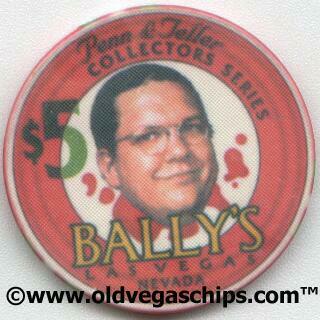 Las Vegas Bally's Penn & Teller $5 Casino Chip