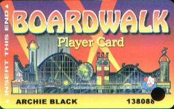 Boardwalk Casino Slot Club Card