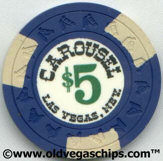 Las Vegas Carousel Casino $5 Casino Chip