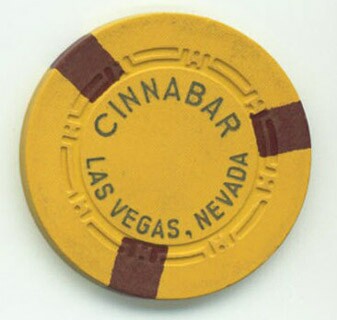 Las Vegas Cinnabar Casino $5 Casino Chip