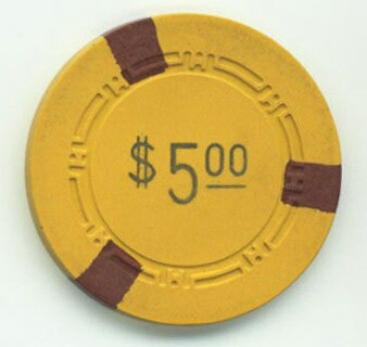 Las Vegas Cinnabar Casino $5 Poker Chip