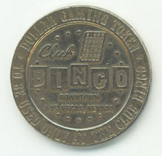 Las Vegas Club Bingo $1 Slot Token
