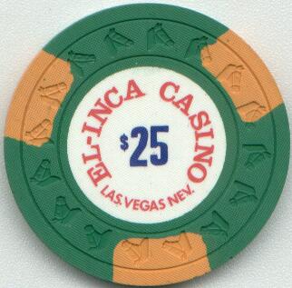 Las Vegas El Inca $25 Casino Chip