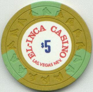Las Vegas El Inca $5 Casino Chip