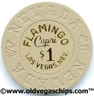 Las Vegas Flamingo Capri $1 Casino Poker Chip