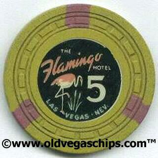 Bugsy Siegel's Flamingo $5 Casino Chips