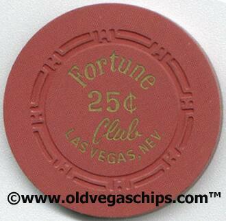Las Vegas Fourtune Club 25¢ Casino Chip