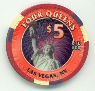 Four Queens 4th of July 2006 $5 Casino Chip