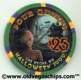 Four Queens Halloween 1999 $25 Casino Chip