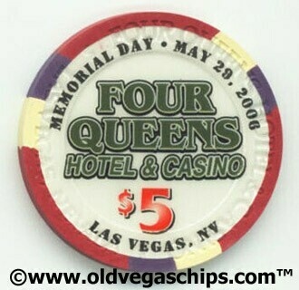 Four Queens Memorial Day 2006 $5 Casino Chip