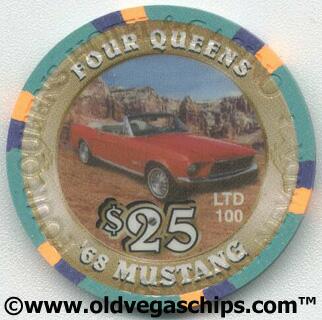 Four Queens 1968 Mustang $25 Casino Chip