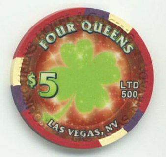 Las Vegas Four Queens St. Patrick's Day 2006 $5 Casino Chip