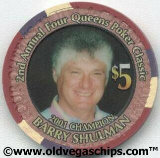 Four Queens Poker Classic 2001 $5 Casino Chip