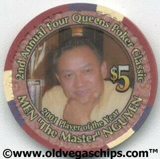 Four Queens Poker Classic 2001 $5 Casino Chips