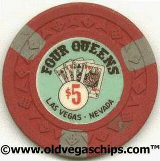 Las Vegas Four Queens 1st Issue $5 Casino Chip