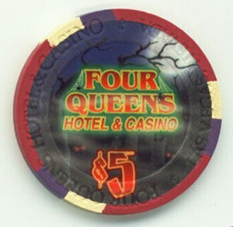 Four Queens Grim Reaper Halloween 2006 $5 Casino Chip