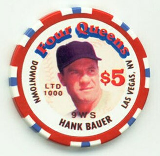Four Queens Hank Bauer $5 Casino Chip