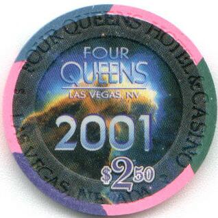 Four Queens The Real Millennium $2.50 Casino Chip
