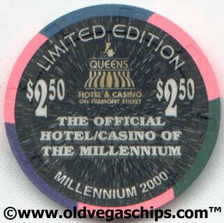 Four Queens Millennium $2.50 Casino Chip