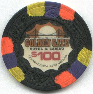 Las Vegas Golden Gate $100 Casino Chip