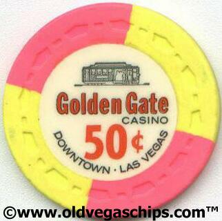 Las Vegas Rare 1970's Golden Gate 50¢ Casino Chip