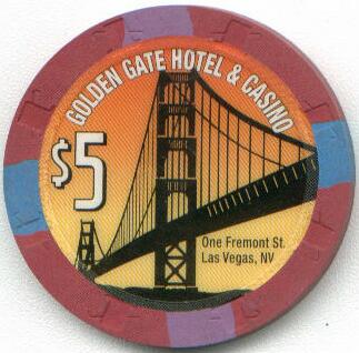 Golden Gate Bridge $5 Casino Chip