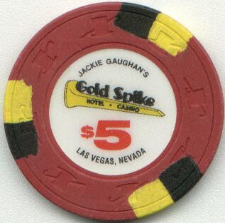 Las Vegas Gold Spike Casino $5 Casino Chip