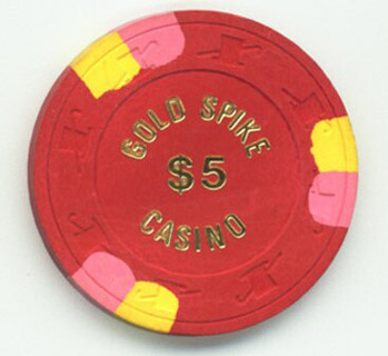 Gold Spike Casino $5 Casino Chip