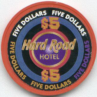Hard Road Casino $5 Casino Chip