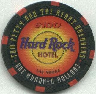 Las Vegas Hard Rock Hotel Tom Petty $100 Casino Poker Chip