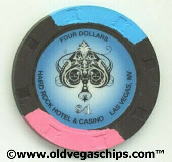 Hard Rock Hotel Poker Lounge $4 Casino Chip
