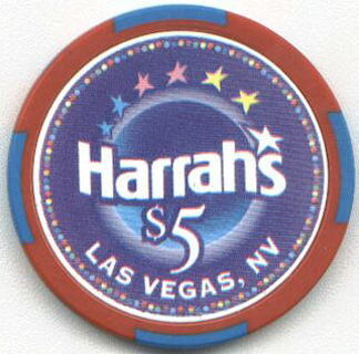 Las Vegas Harrah's Superbowl 2003 $5 Casino Chip
