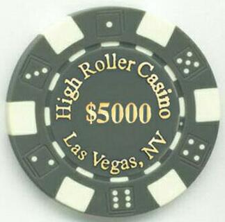High Roller Casino $5000 Poker Chip