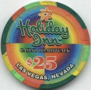 Las Vegas Holiday Inn Boardwalk First Issue $25 Casino Chip