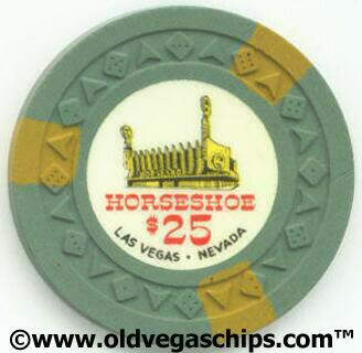 Binion's Horseshoe 1950's $25 Casino Chip 