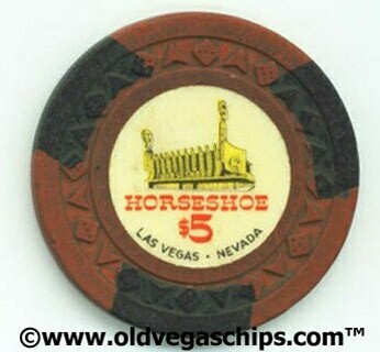 Horseshoe Club 1950's $5 Casino Chip 