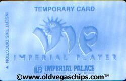 Imperial Palace VIP Slot Club Card 