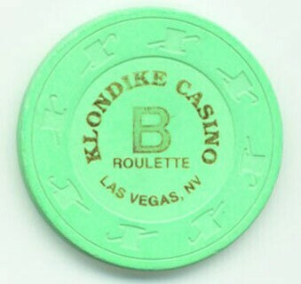 Klondike Casino Green Roulette Casino Chip
