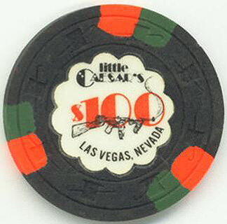 Las Vegas Little Caesar's $100 Casino Chips