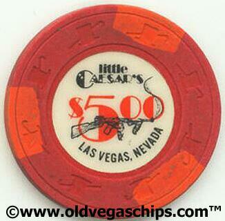 Las Vegas Little Caesar's $5 Casino Chip
