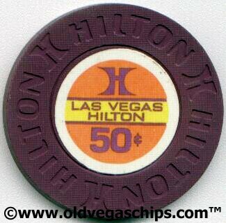 Las Vegas Hilton 50¢ Casino Chip