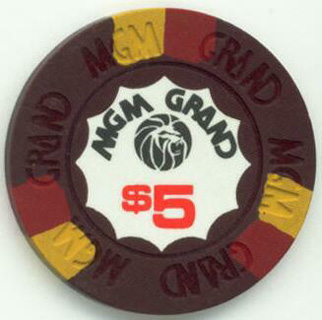 Las Vegas MGM Grand $5 Casino Chip
